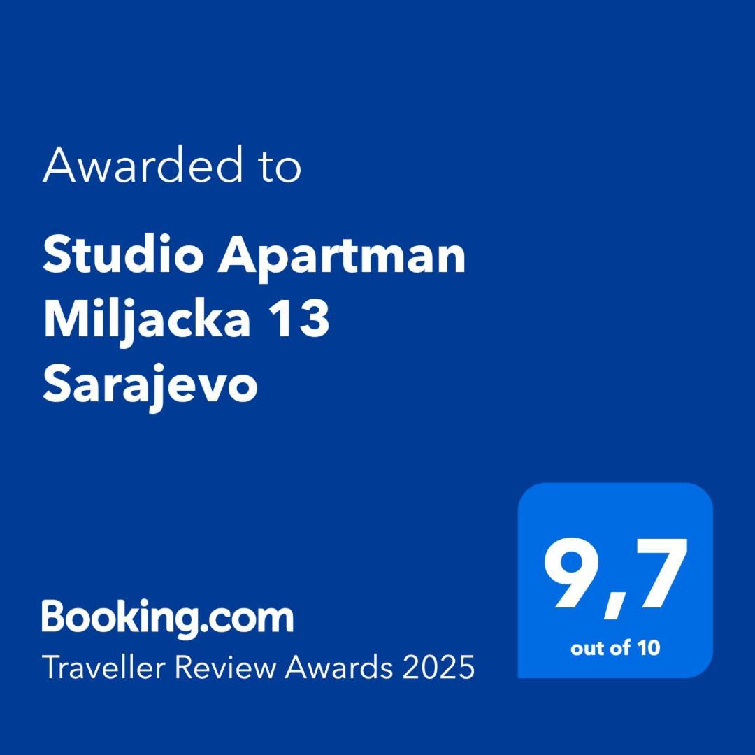Studio Apartman Miljacka 13 Szarajevó Kültér fotó